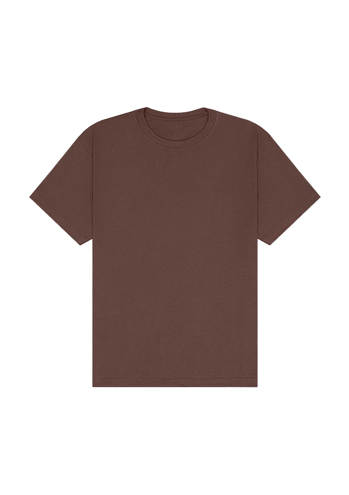 unisex flat front cocoat t-shirt