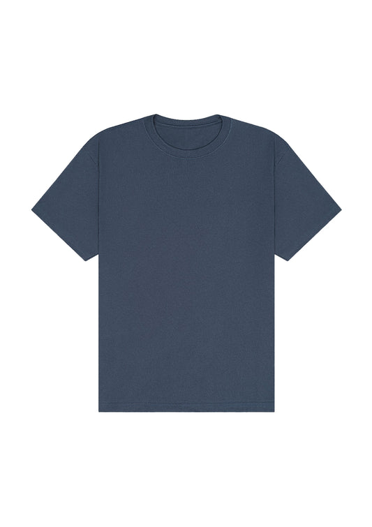 unisex flat front vintage navy t-shirt