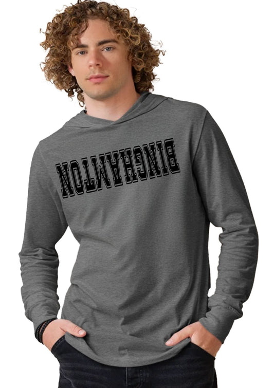 Binghamton, NY FlipSide Hoodie Tee – Where Nerdy Meets Ironic