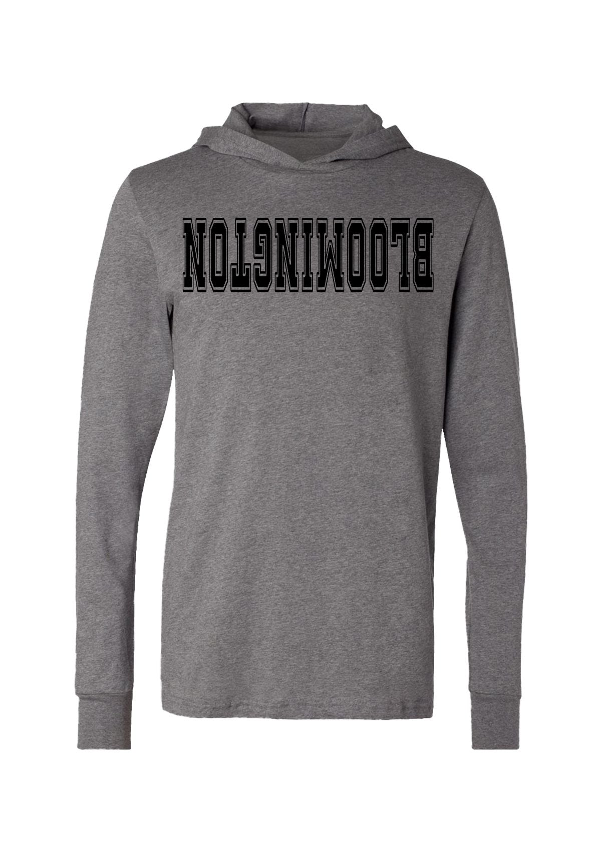 Bloomington FlipSide T-Shirt Hoodie — Where Midwest Cool Turns Heads
