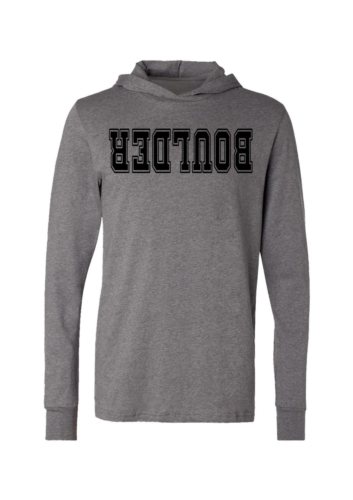 Boulder FlipSide Hoodie Tee – Upside Down Graphic T-Shirt