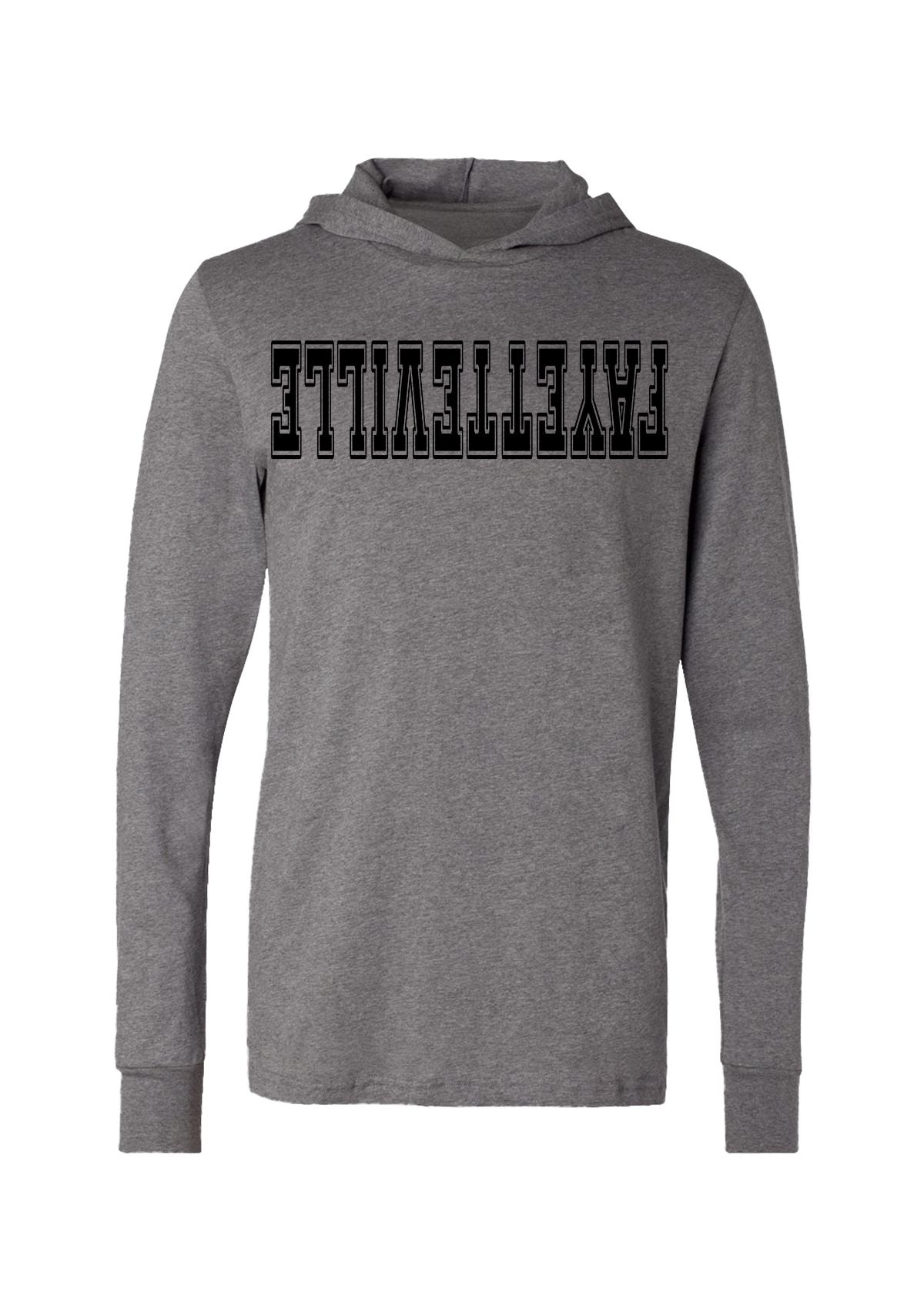 Fayetteville FlipSide Hoodie Tee – Flip the Script on Southern Cool