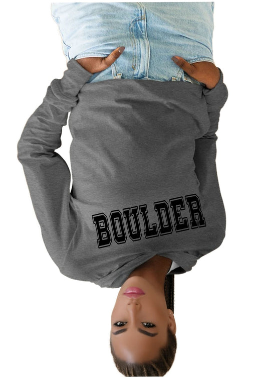 Boulder FlipSide Hoodie Tee – Upside Down Graphic T-Shirt