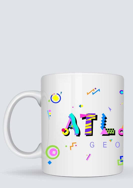 Atlanta POPtype™ Mug – 11oz Ceramic Coffee Cup