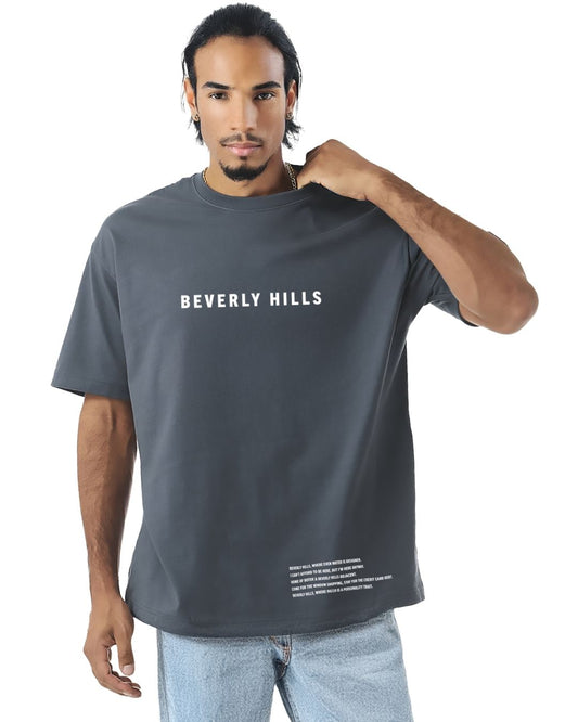 Beverly Hills Oversized Heavyweight T-Shirt β Designer Water Vibes