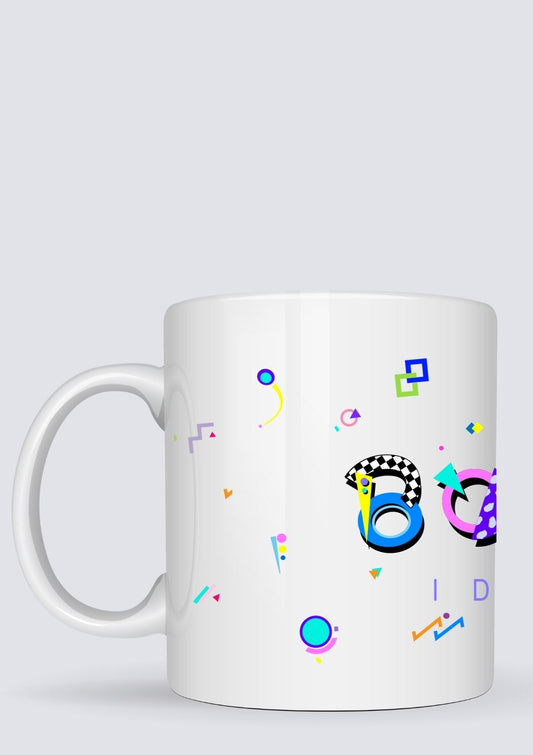 Boise Idaho White Mug with POPtype Graphics
