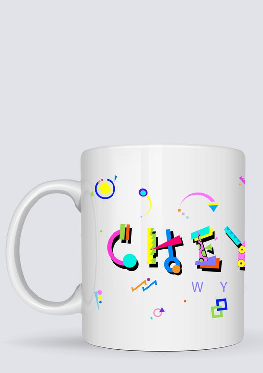 Cheyenne POPtype™ Mug – 11oz Ceramic Coffee Cup