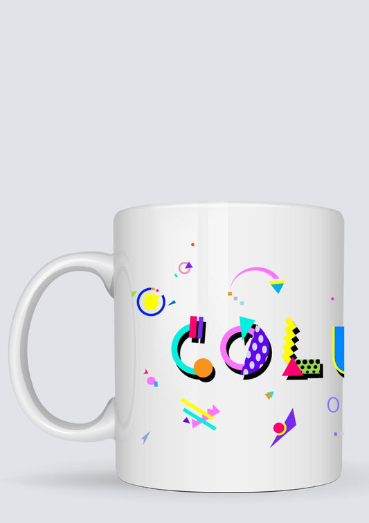 Columbus POPtype™ Mug – 11oz Ceramic Coffee Cup