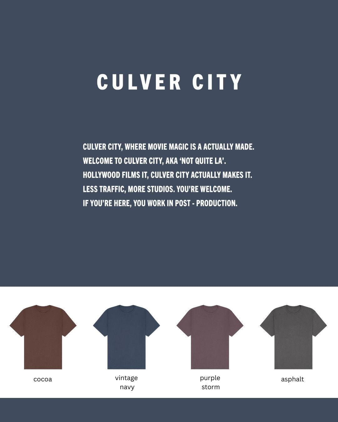 Culver City Oversized Heavyweight T-Shirt – Not Quite L.A., Way Cooler