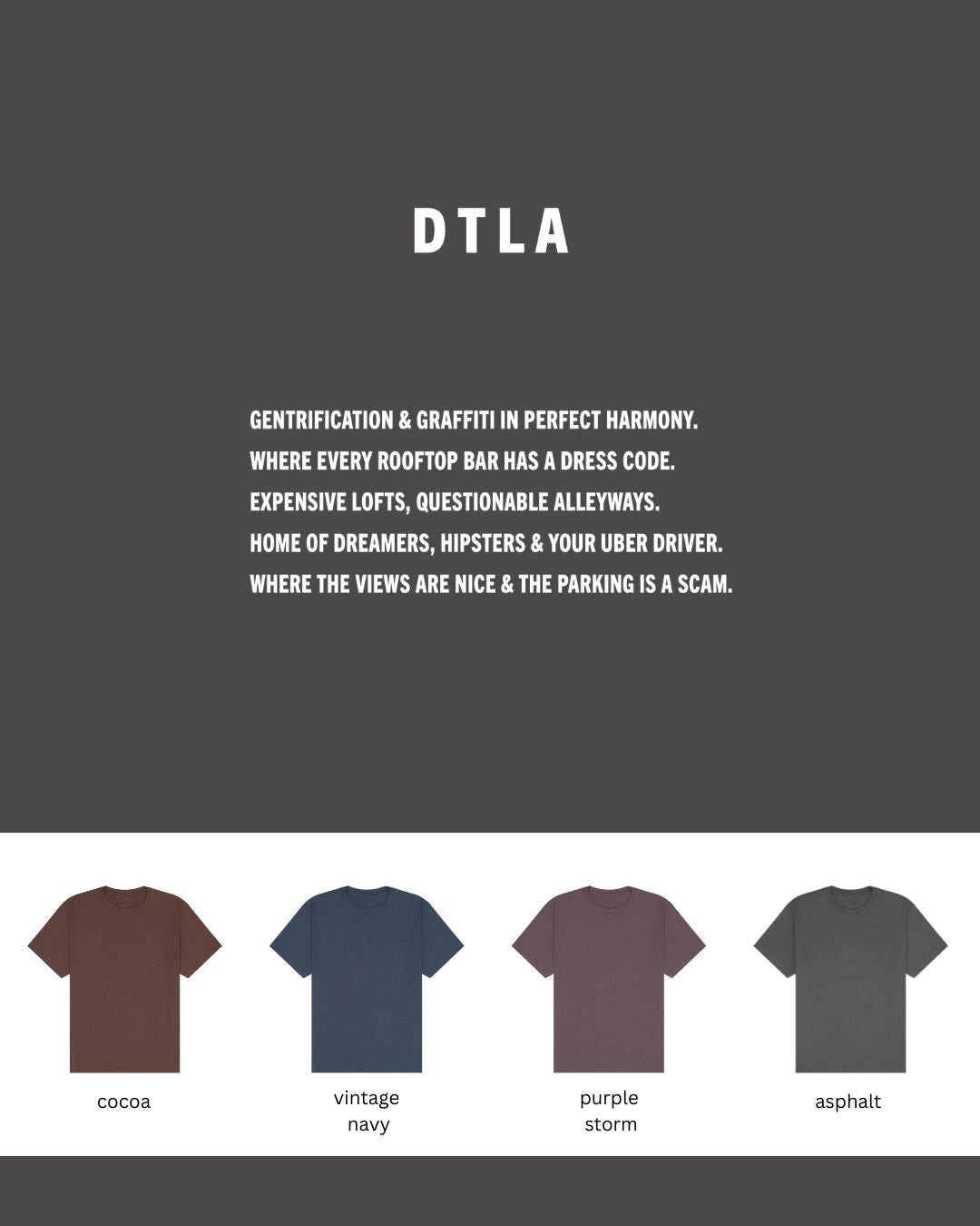 DT LA Oversized Heavyweight T-Shirt – Hipster Capital Tee