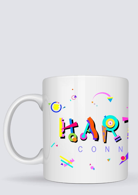 Hartford Connecticut POPtype™ Mug - 11oz Ceramic Coffee Cup