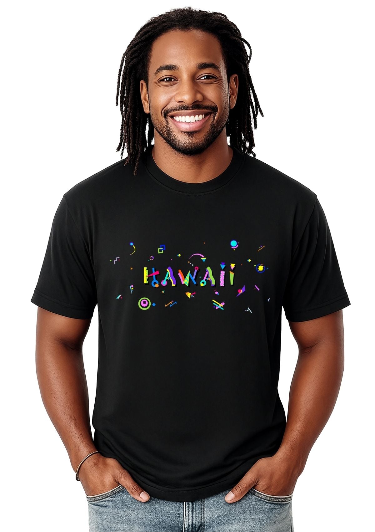 Hawaii POPtype T-Shirt β Retro Memphis Style Aloha State Souvenir πΊ