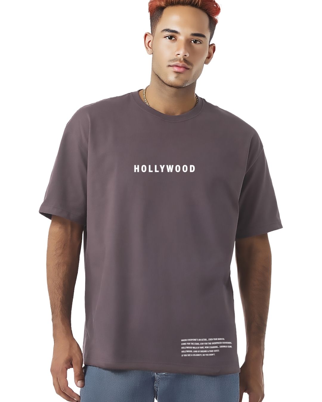 Hollywood Oversized Heavyweight T-Shirt – Sidewalk Star Power Tee