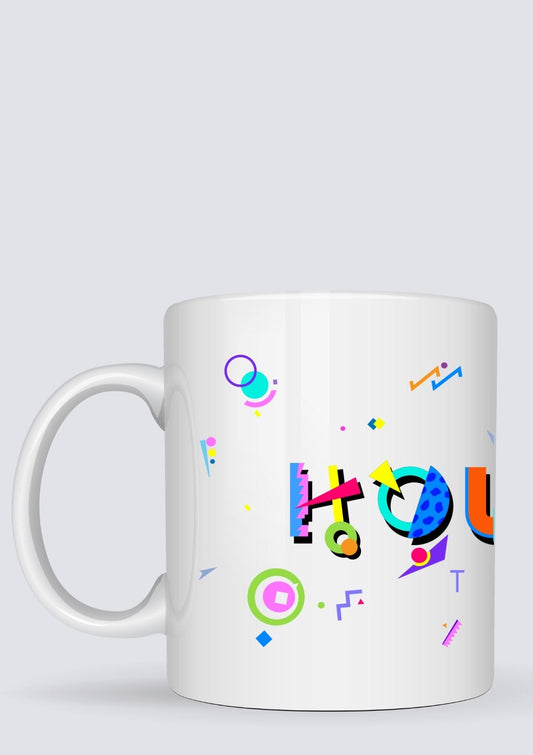 Houston Texas POPtype™ Mug - 11oz Ceramic Coffee Cup