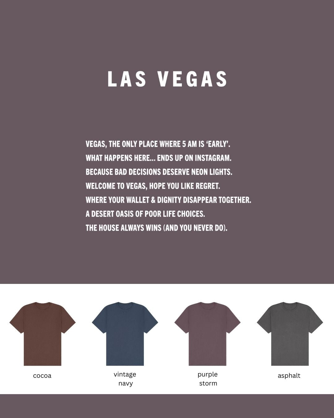 Las Vegas Oversized Heavyweight T-Shirt – Neon Regret Edition Tee