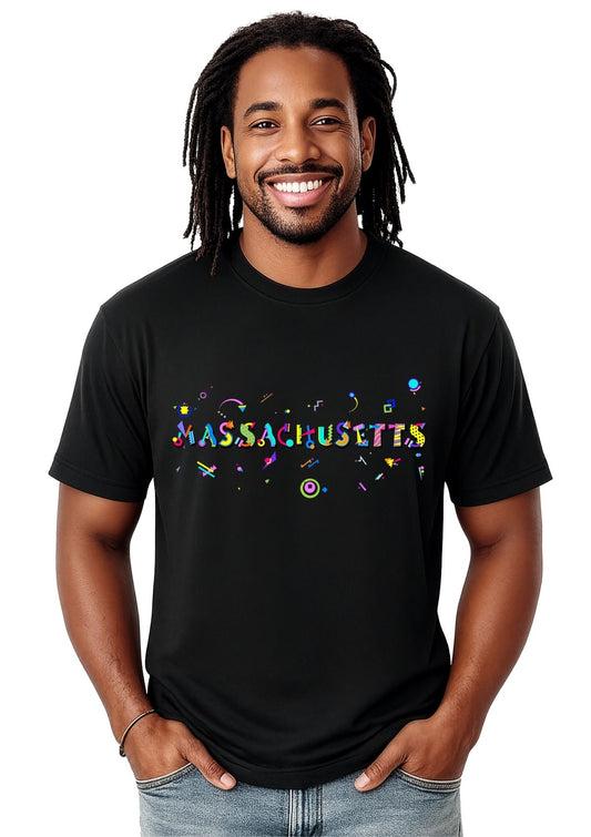 Massachusetts POPtype T-Shirt – Boston, Cape Cod & Big Energy ⚓