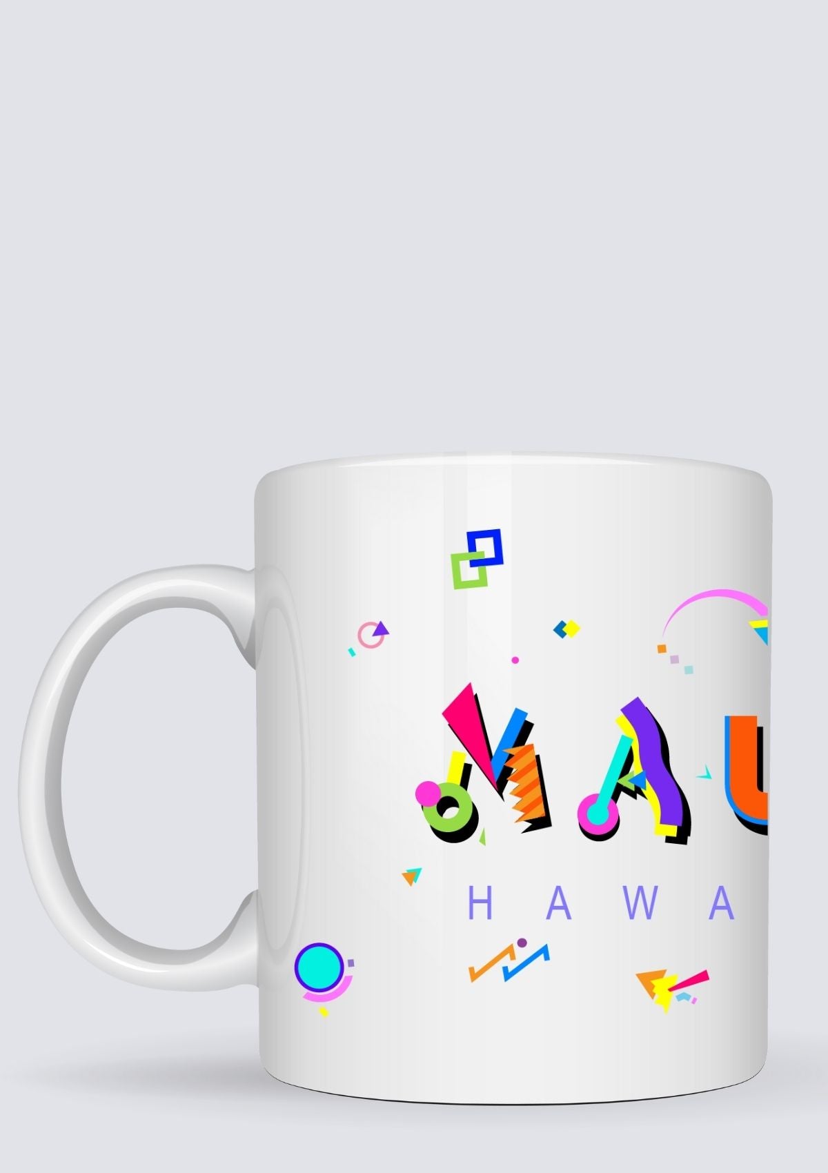Maui Hawaii POPtype™ Mug - 11oz Ceramic Coffee Cup