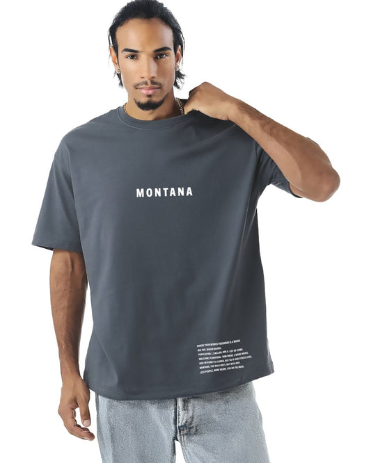 Montana Oversized Heavyweight T-Shirt β Wild West Meets Wifi