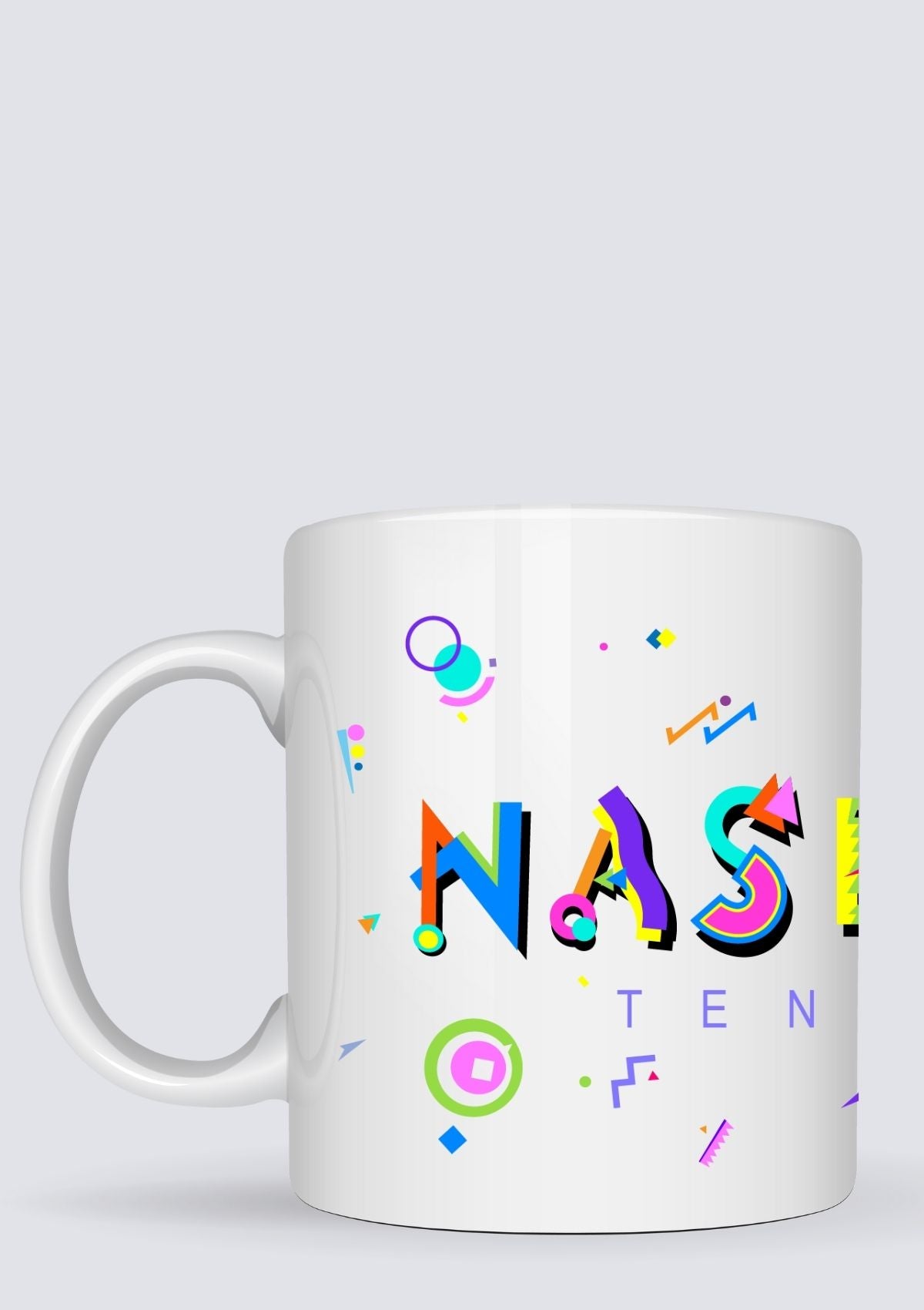 Nashville Tennessee POPtype™ Mug - 11oz Ceramic Coffee Cup
