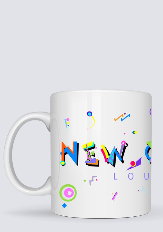 New Orleans POPtype™ Mug – 11oz Ceramic Coffee Cup