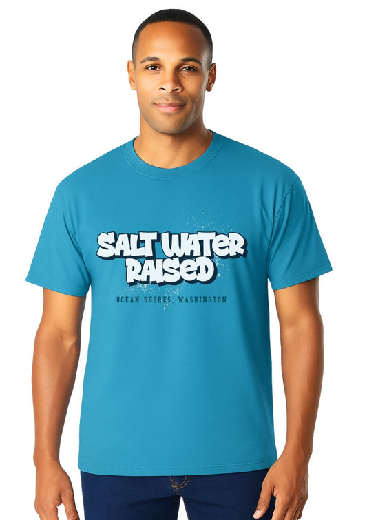 Ocean Shores, Washington — Saltwater Raised™ Coastal Tee