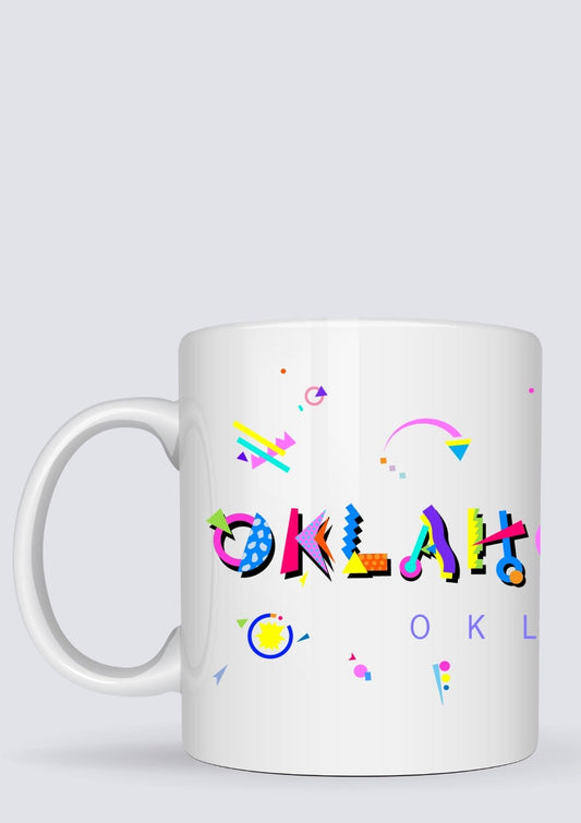 Oklahoma POPtype™ Mug – 11oz Ceramic Coffee Cup