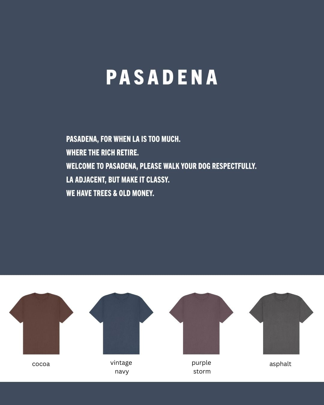Pasadena Oversized Heavyweight T-Shirt – Subtle Flex in SoCal's Classiest Corner