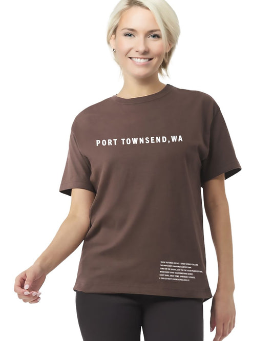 Port Townsend, WA Oversized Heavyweight T-Shirt β Spooky Charm, Salty Air & Steampunk Sass