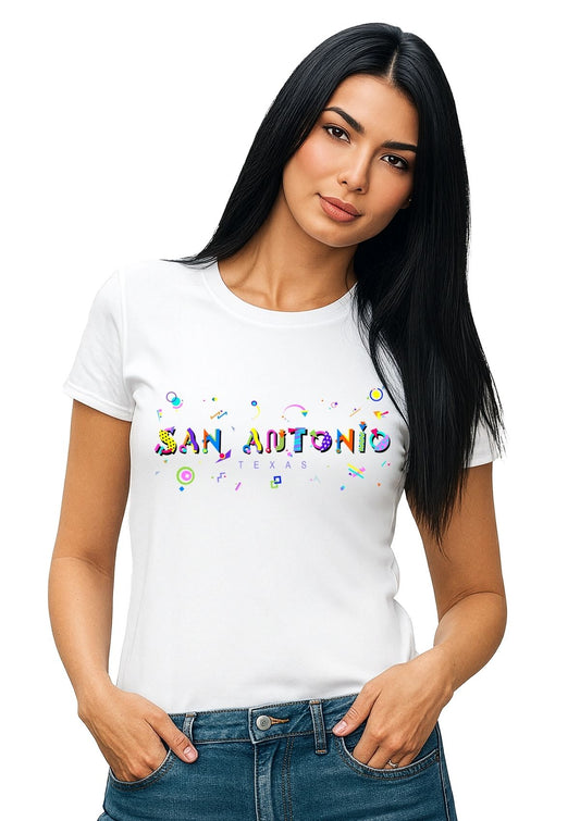 San Antonio POPtype T-Shirt β Bold, Vibrant & Full of Texan Spirit π