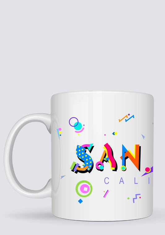 San Francisco POPtype™ Mug – 11oz Ceramic Coffee Cup
