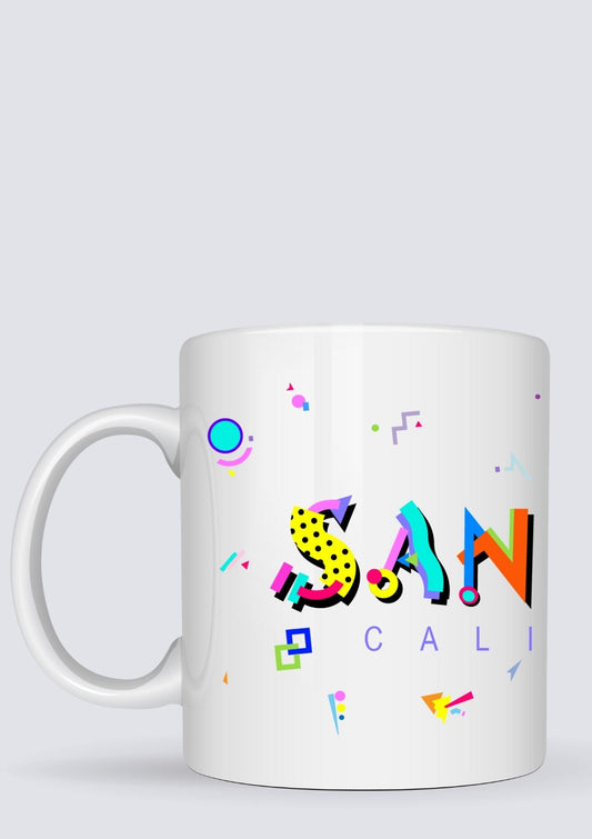 San Jose POPtype™ Mug – 11oz Ceramic Coffee Cup