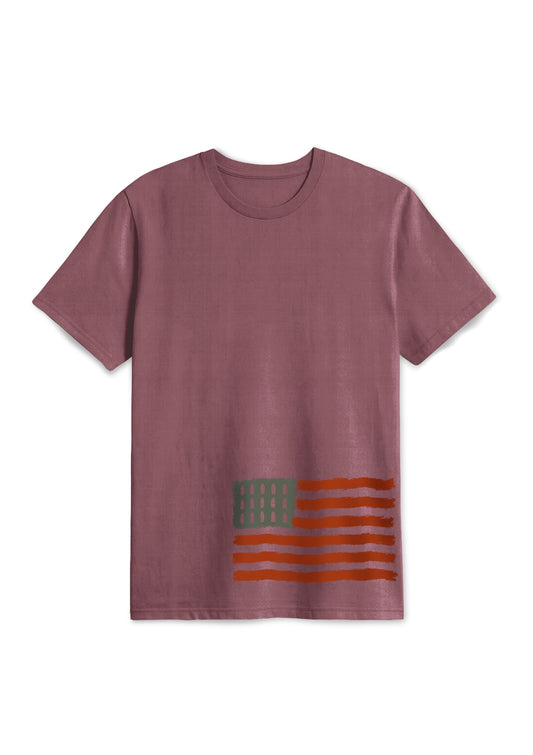 USA Vintage Brick | Ink & Asphaltβ’ Washed T-Shirt