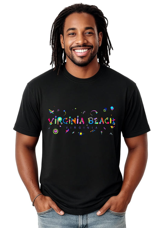 Virginia Beach POPtype T-Shirt – Surf, Sand & Boardwalk Energy 🌊