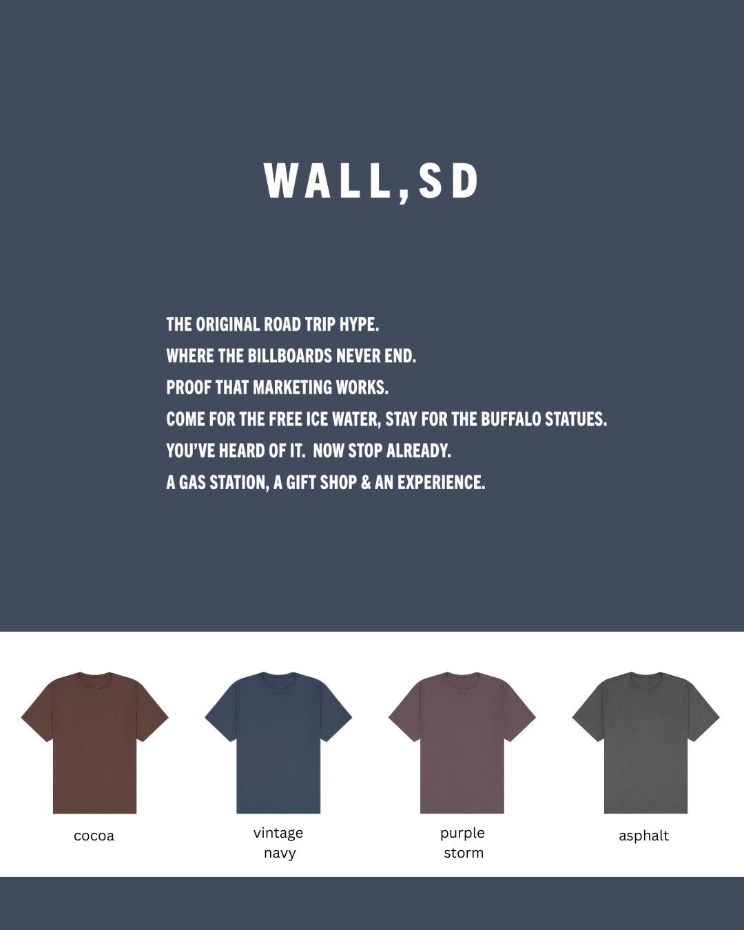 Wall, SD Oversized Heavyweight T-Shirt – Iconic Road Trip Tee