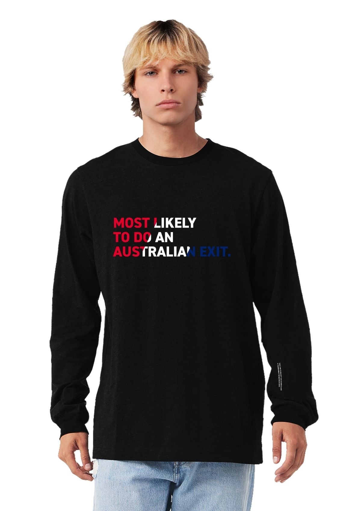 Exit Club™: Australian Exit Club Long Sleeve Tee — Caught Edition