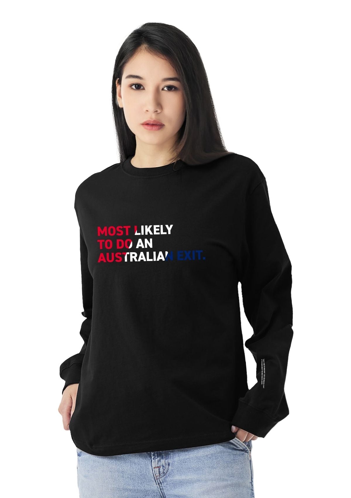 Exit Club™: Australian Exit Club Long Sleeve Tee — Caught Edition