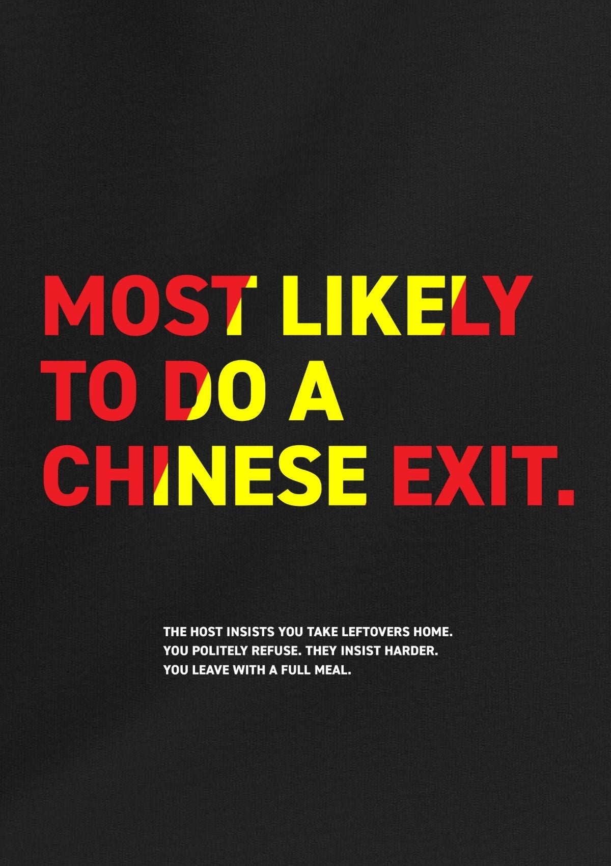 Chinese Exit Tee | Exit Club™ — Caught Edition