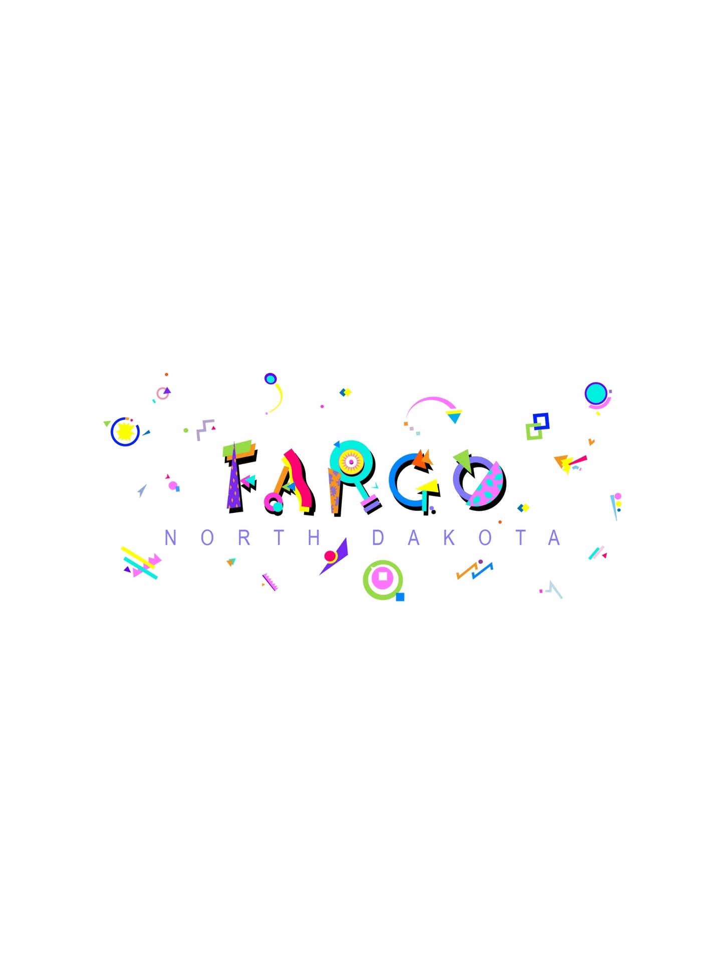 Fargo, North Dakota POPtype T-Shirt - Midwest Cool Meets Rugged Charm โ๏ธ๐พ