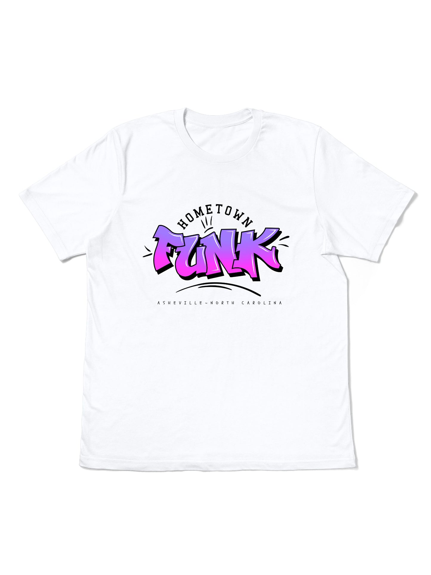 Asheville, North Carolina - Home Town Funk T-Shirt, Unisex USA Made