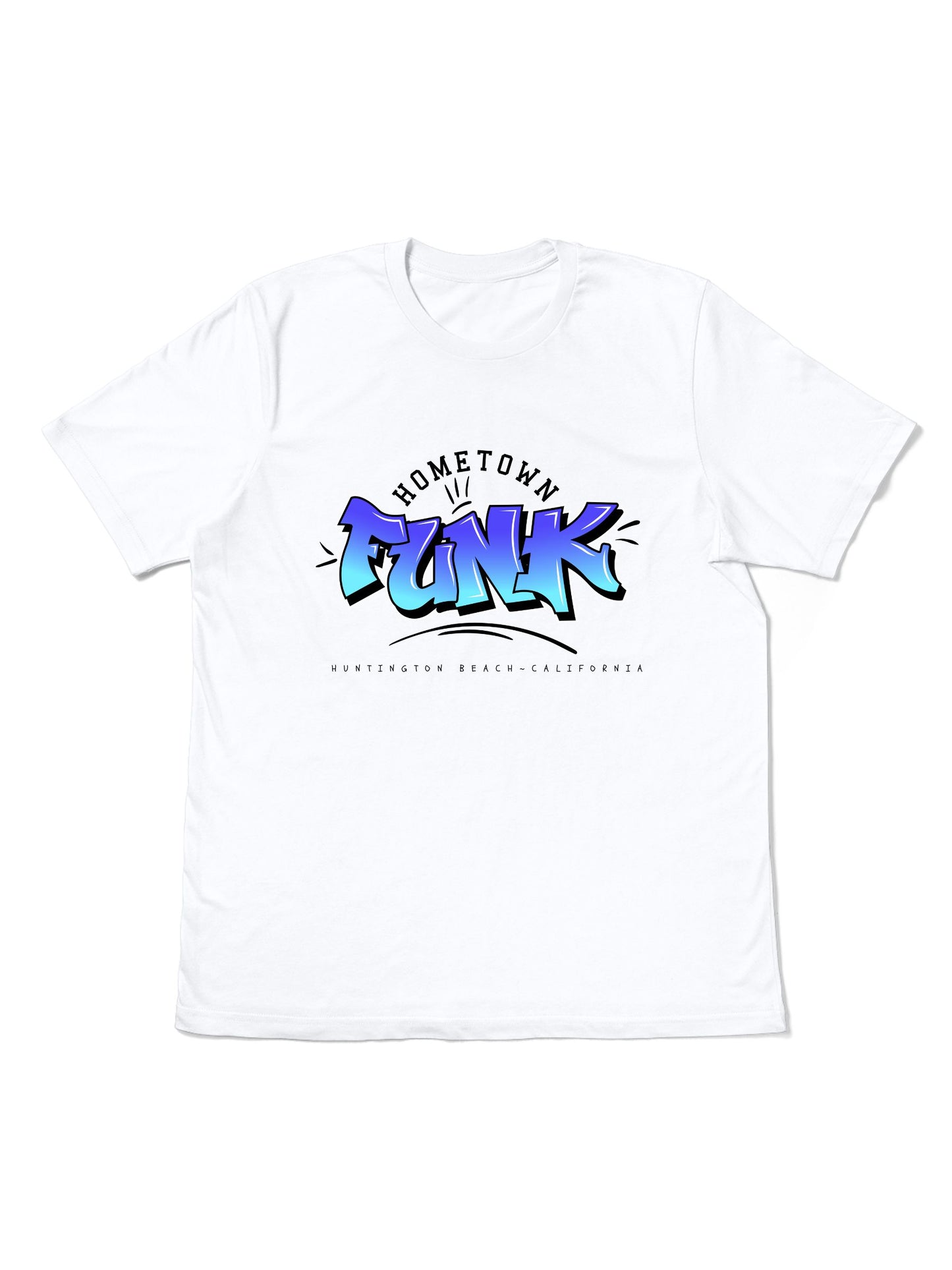huntington beach california white t-shirts