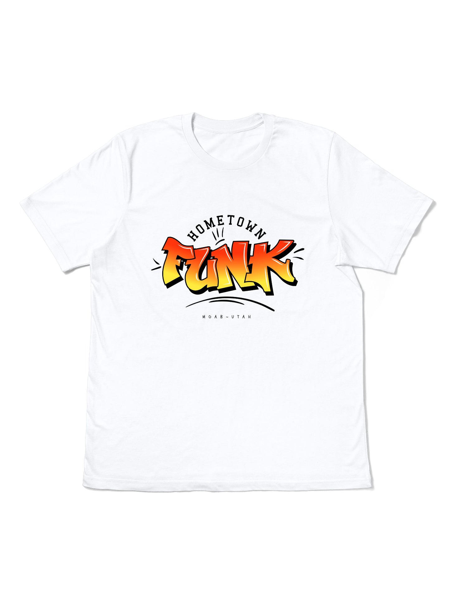 HomeTown Funk T-Shirt Moba Utah - Yellow