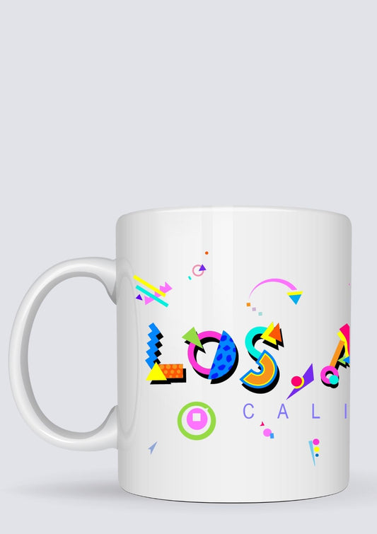 Los Angeles California POPtype™ Mug - 11oz Ceramic Coffee Cup