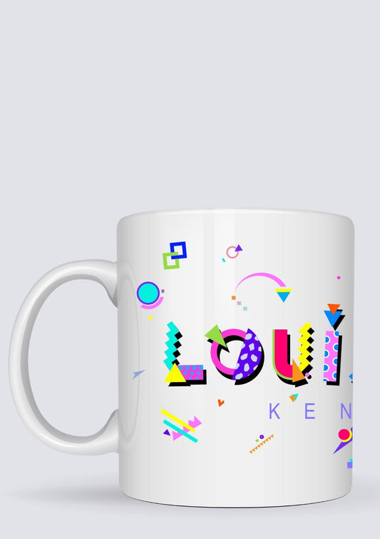Louisville Kentucky POPtype™ Mug - 11oz Ceramic Coffee Cup