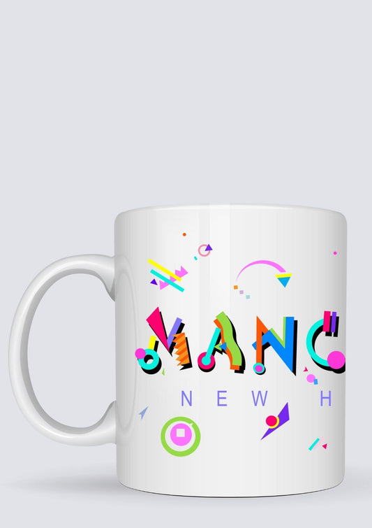 Manchester New Hampshire POPtype™ Mug - 11oz Ceramic Coffee Cup