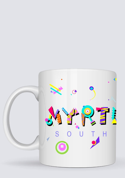 Myrtle Beach South Carolina POPtype™ Mug - 11oz Ceramic Coffee Cup