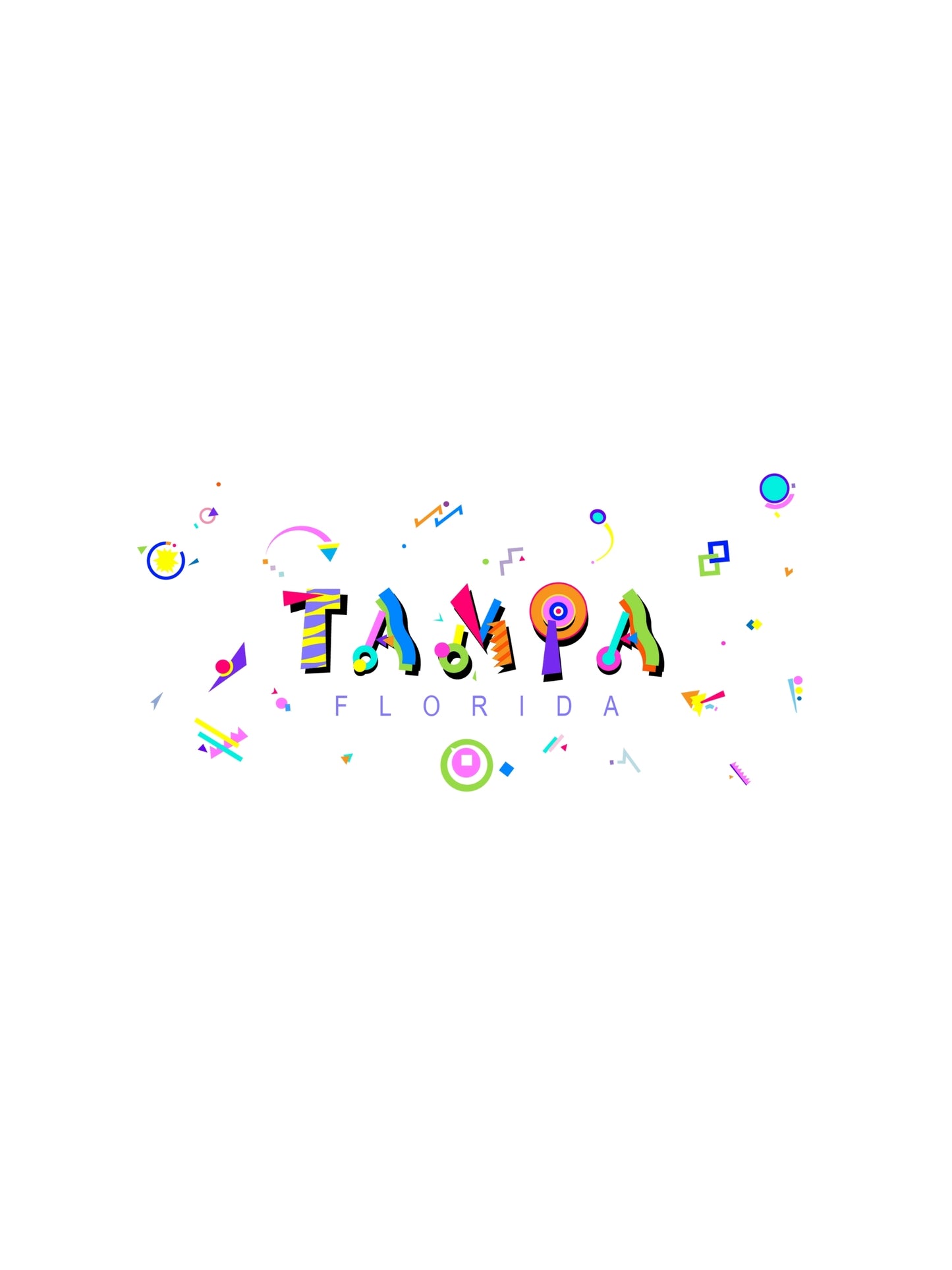 Tampa POPtype T-Shirt β Coastal Vibes & City Lights π΄