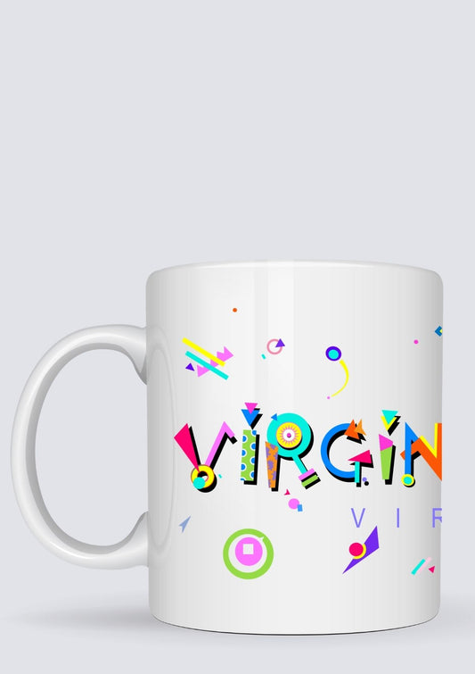 Virginia style mug with POPtype graphics
