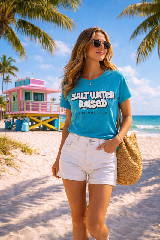 miami south beach vibrant tropical travel outfit