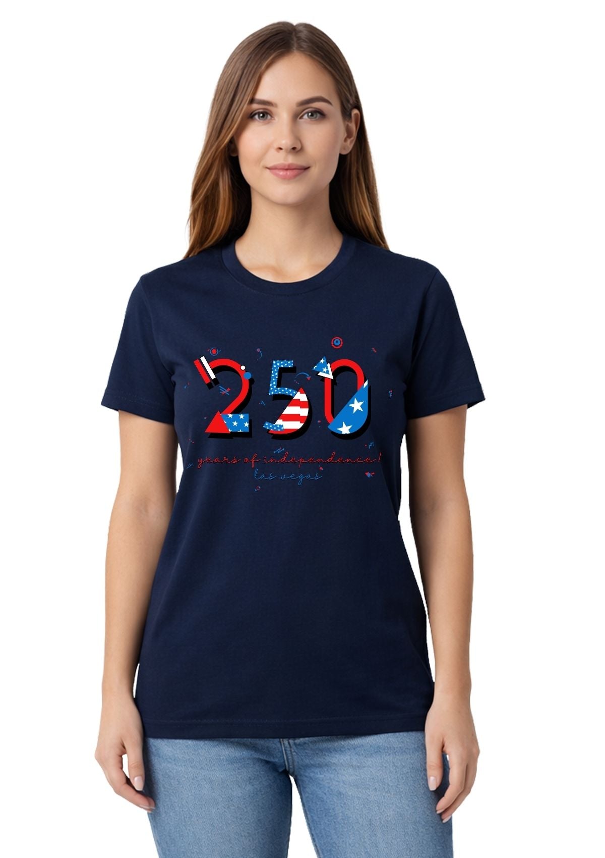 Las Vegas USA 250 T-Shirt | 250 Years of Independence POPtype™ Tee