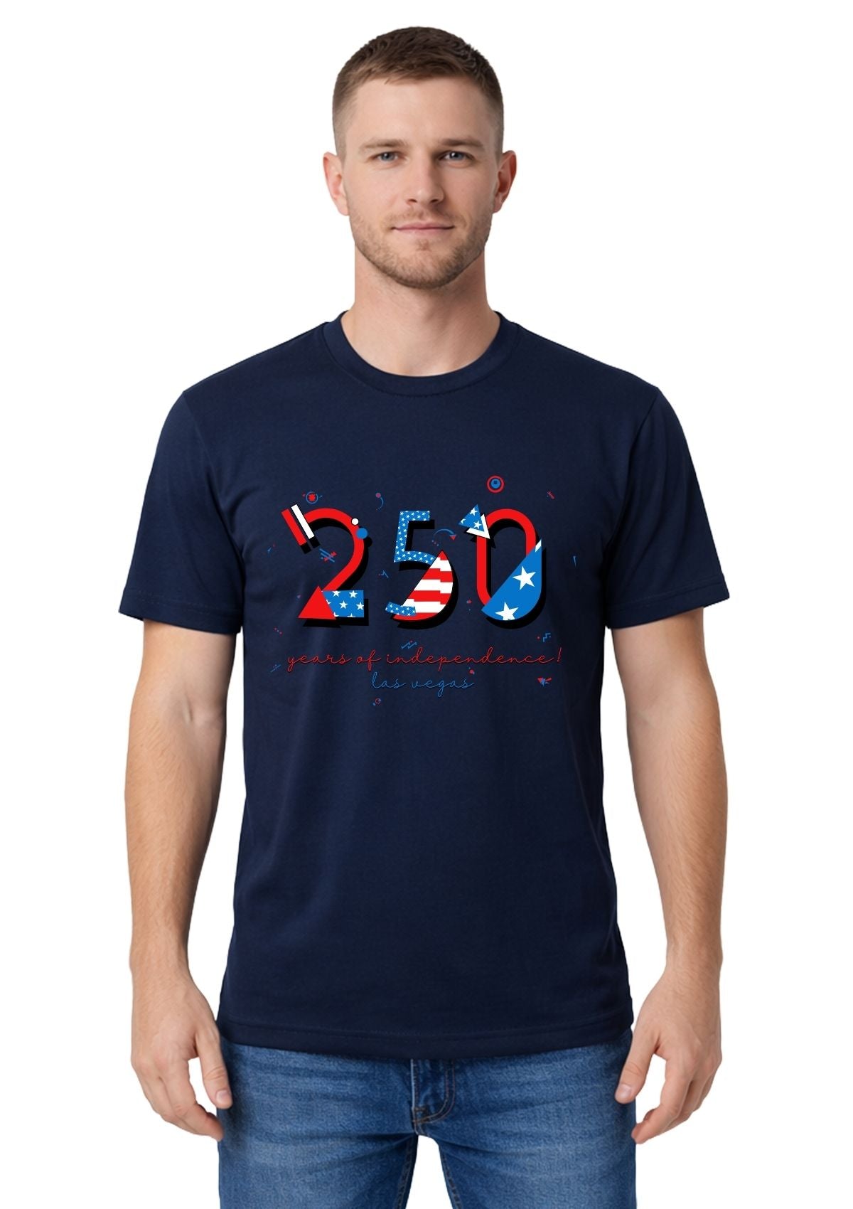Las Vegas USA 250 T-Shirt | 250 Years of Independence POPtype™ Tee